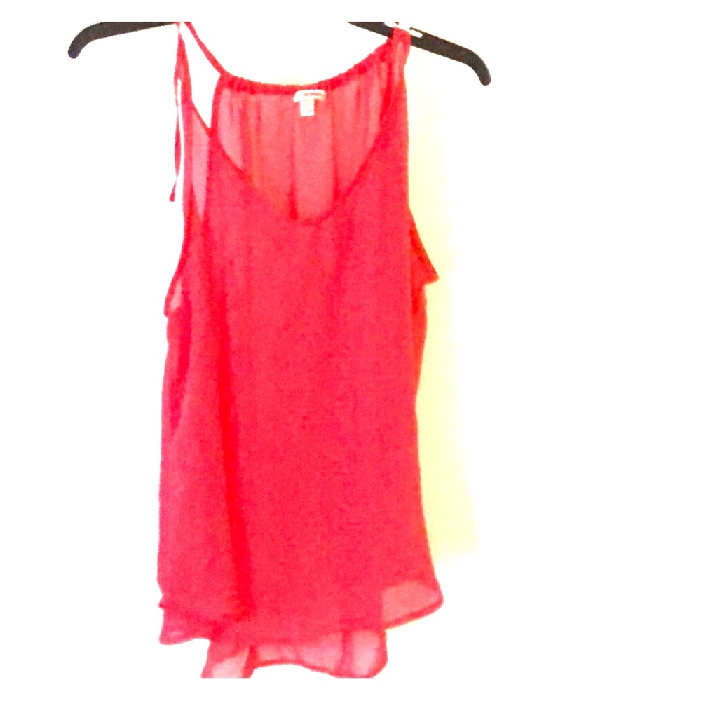 Hot pink tank top
